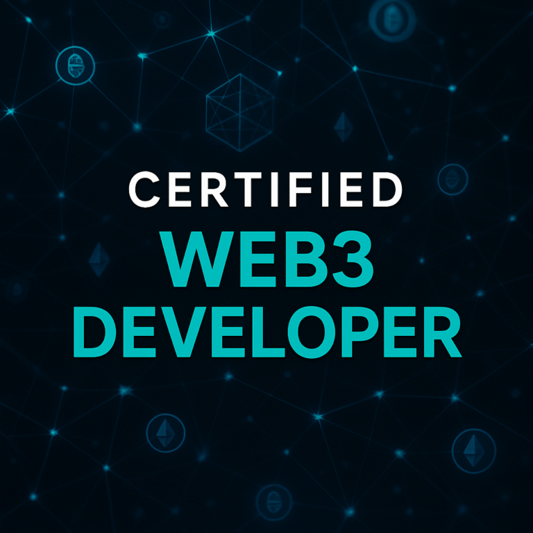 Certified Web3 Development