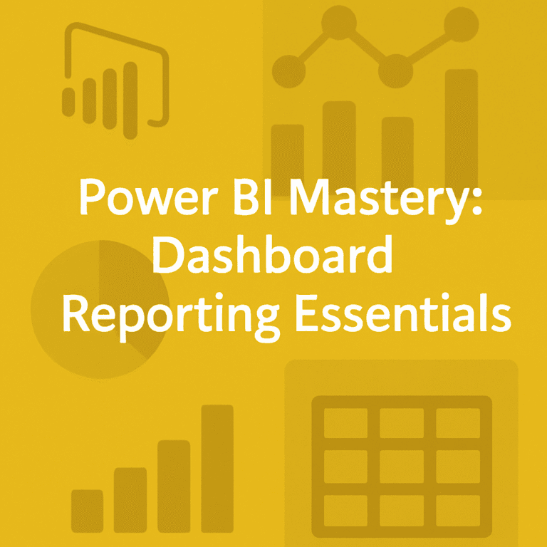 Power BI Mastery: Dashboard Reporting Essentials