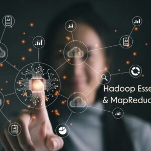Hadoop HDFS and MapReduce architecture diagram showing data blocks and task nodes