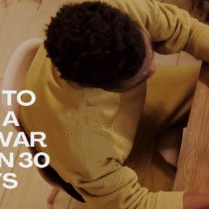 Student learning to code online through a 30-day software job course