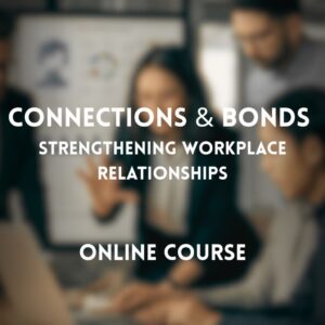 Employees engaging in workplace relationship building during a team collaboration session