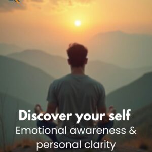 Professional taking an emotional intelligence and self-awareness online course to gain personal clarity and leadership skills