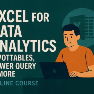 Excel PivotTable and Power Query dashboard for data analytics and automation in Microsoft Excel