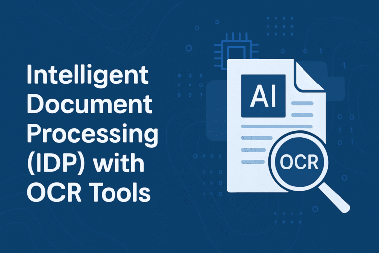 Intelligent Document Processing (IDP) with OCR Tools