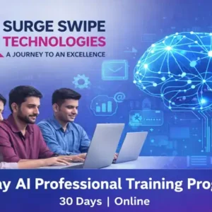 AI Professional Training Programme by Surge Swipe Technologies – 30 Days Online AI Course